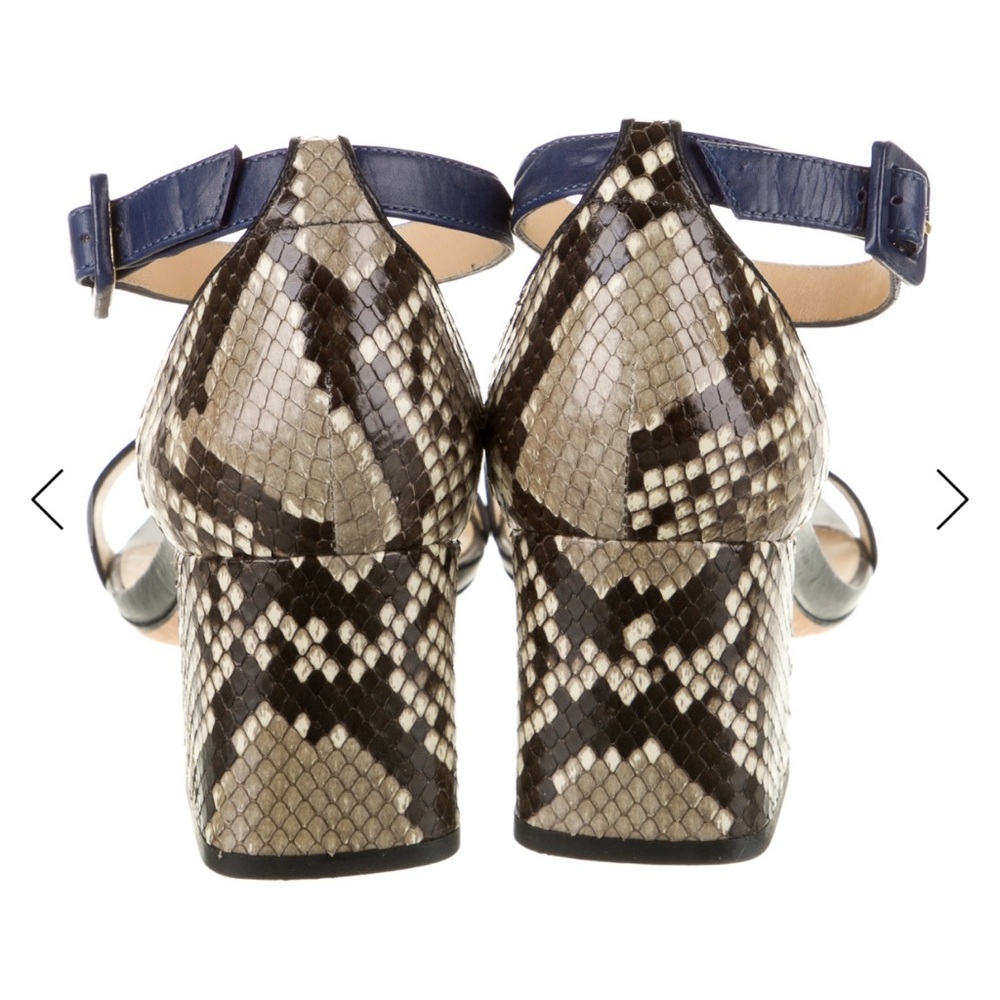 Alexandre Birman Blue and Brown Heels - Picture 4 of 7